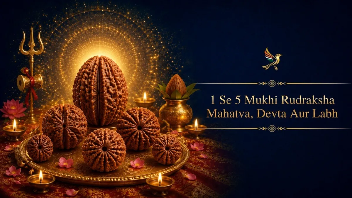 1 to 5 Mukhi Rudraksha: Significance, Presiding Deities, and Benefits – Know Which Rudraksha Is Traditionally Considered Auspicious for You