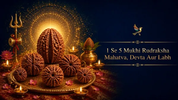 1 to 5 Mukhi Rudraksha: Significance, Presiding Deities, and Benefits – Know Which Rudraksha Is Traditionally Considered Auspicious for You