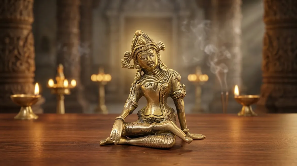 Inder Dev idol Brass