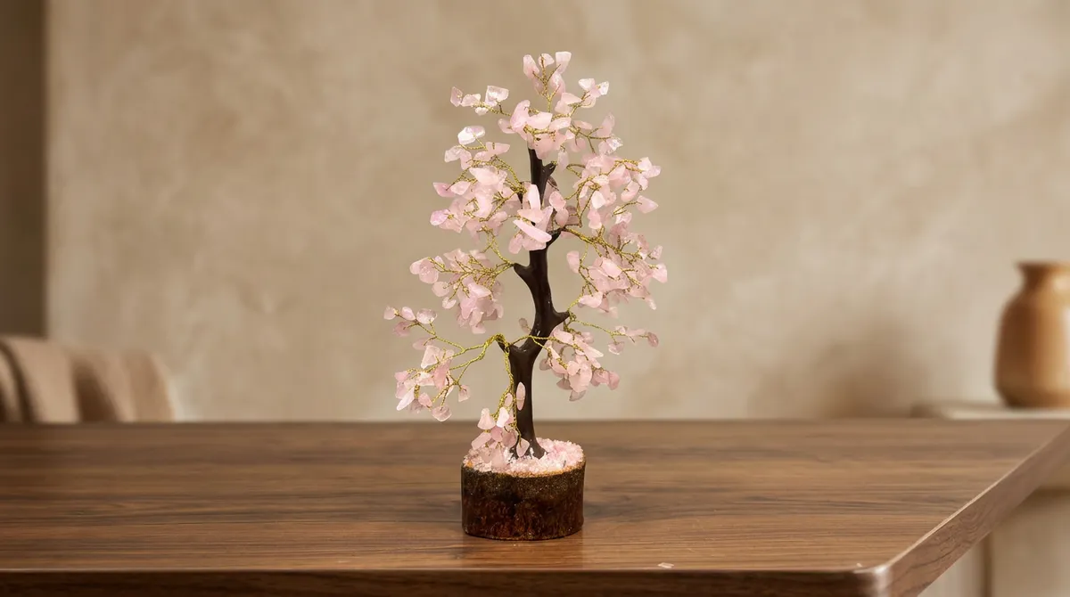 Rose Quartz Tree of Prem - 300 Sacred Beads of Anahata Shakti