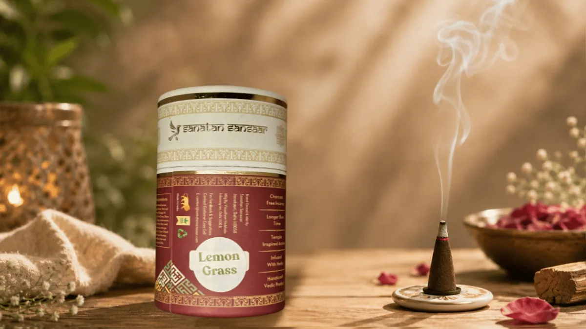 Lemongrass Dhoop Cones