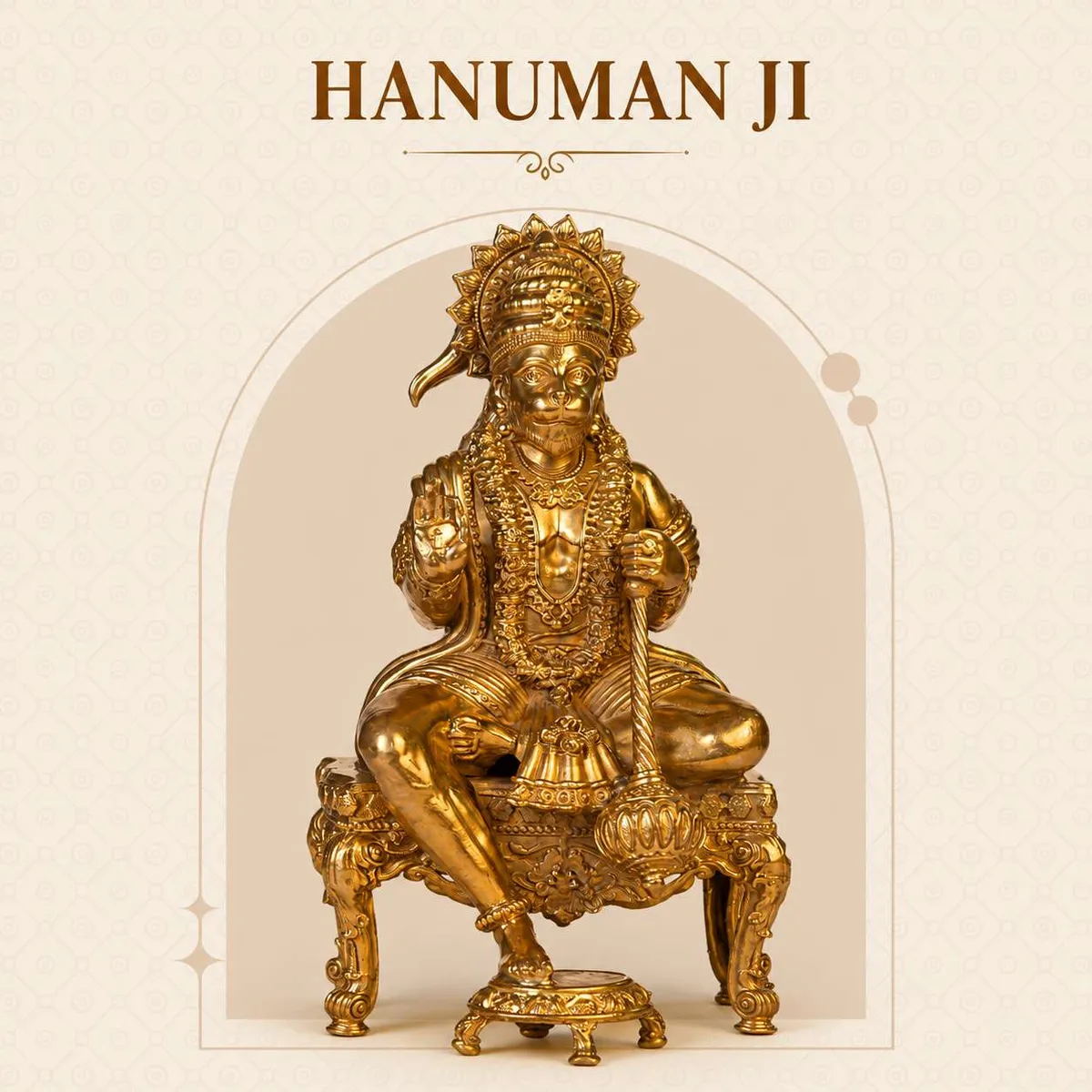 Hanuman ji statue Superfine Brass