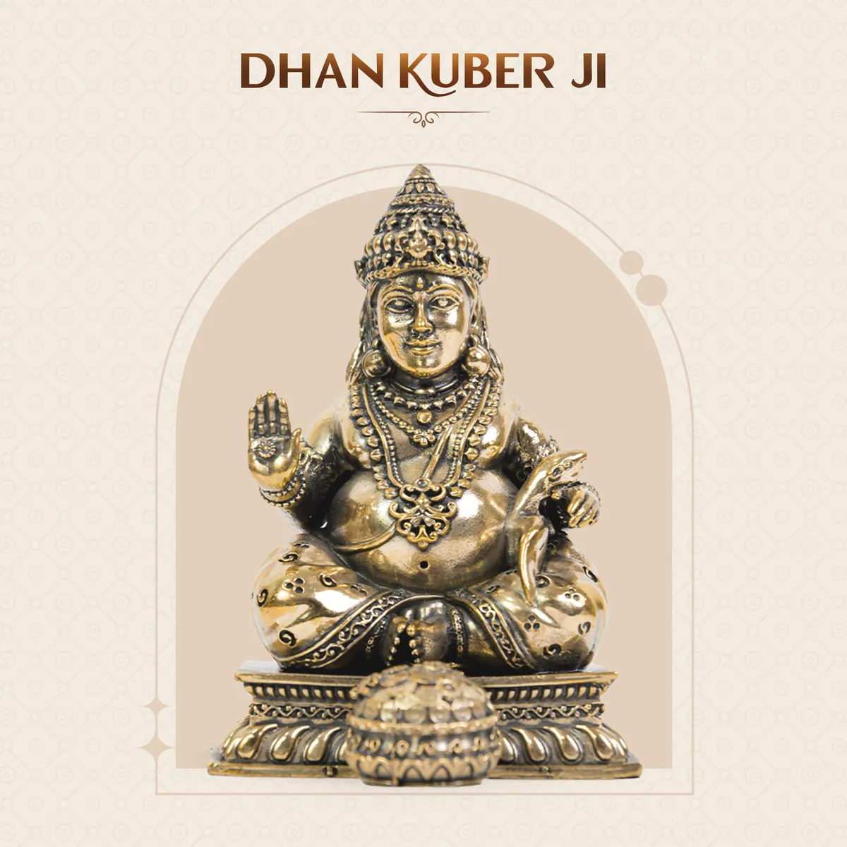 Dhan Kuber ji Superfine Brass