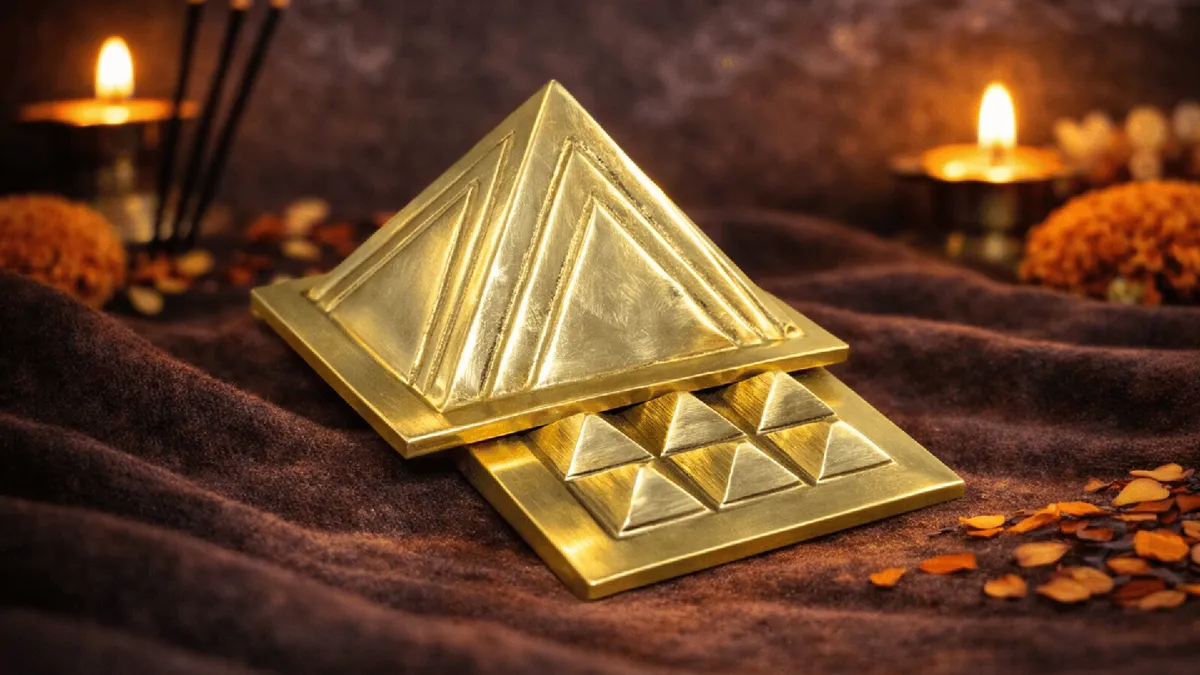 Brass 2-Layer Pyramid (2 Inch)