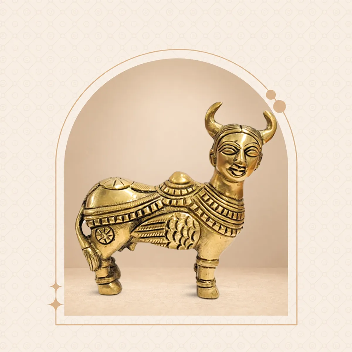 छोटी कामधेनु प्रतिमा (4 इंच)
