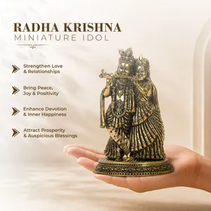 Radha Krishna Statue Superfine Brass thumbnail c95bc701d88b