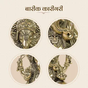 पीतल सुपरफाइन गणेश जी मूर्ति (6 इंच) thumbnail 879233dc0c01