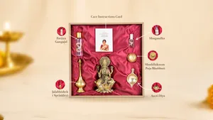 Lakshmi Ji Statue Superfine Brass thumbnail a2784093fdf7