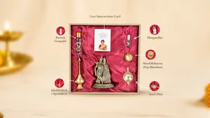 Radha Krishna Statue Superfine Brass thumbnail c95bc701d88b