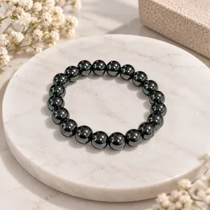 Hematite 10mm Bracelet - Stone of Grounding & Inner Strength