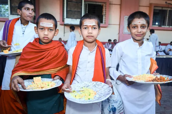 A moment from the Mahayagya at Ujjain