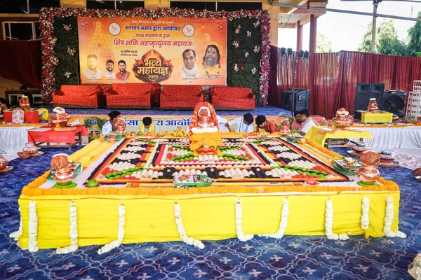 A moment from the Mahayagya at Ujjain