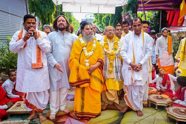 A moment from the Mahayagya at Ujjain