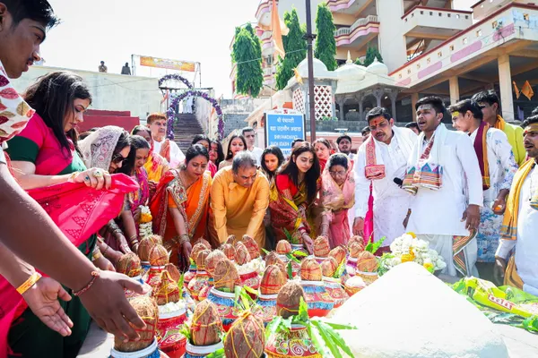 A moment from the Mahayagya at Ujjain