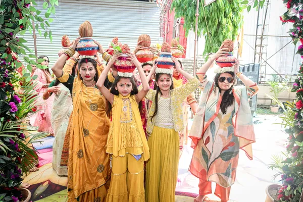 A moment from the Mahayagya at Ujjain