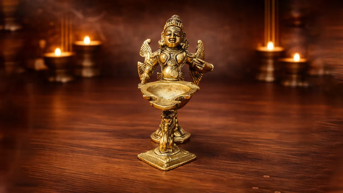 Brass Garuda Aarti 