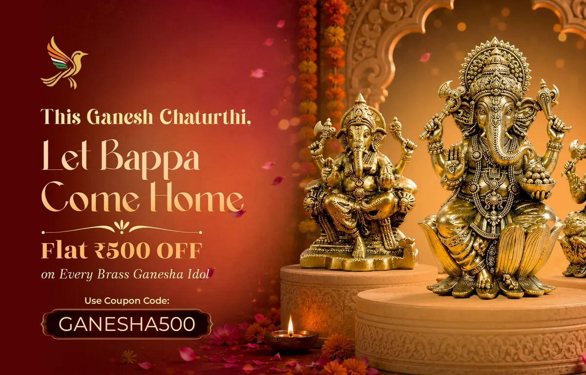 Ganesh Chaturthi offer on brass Ganesha idols
