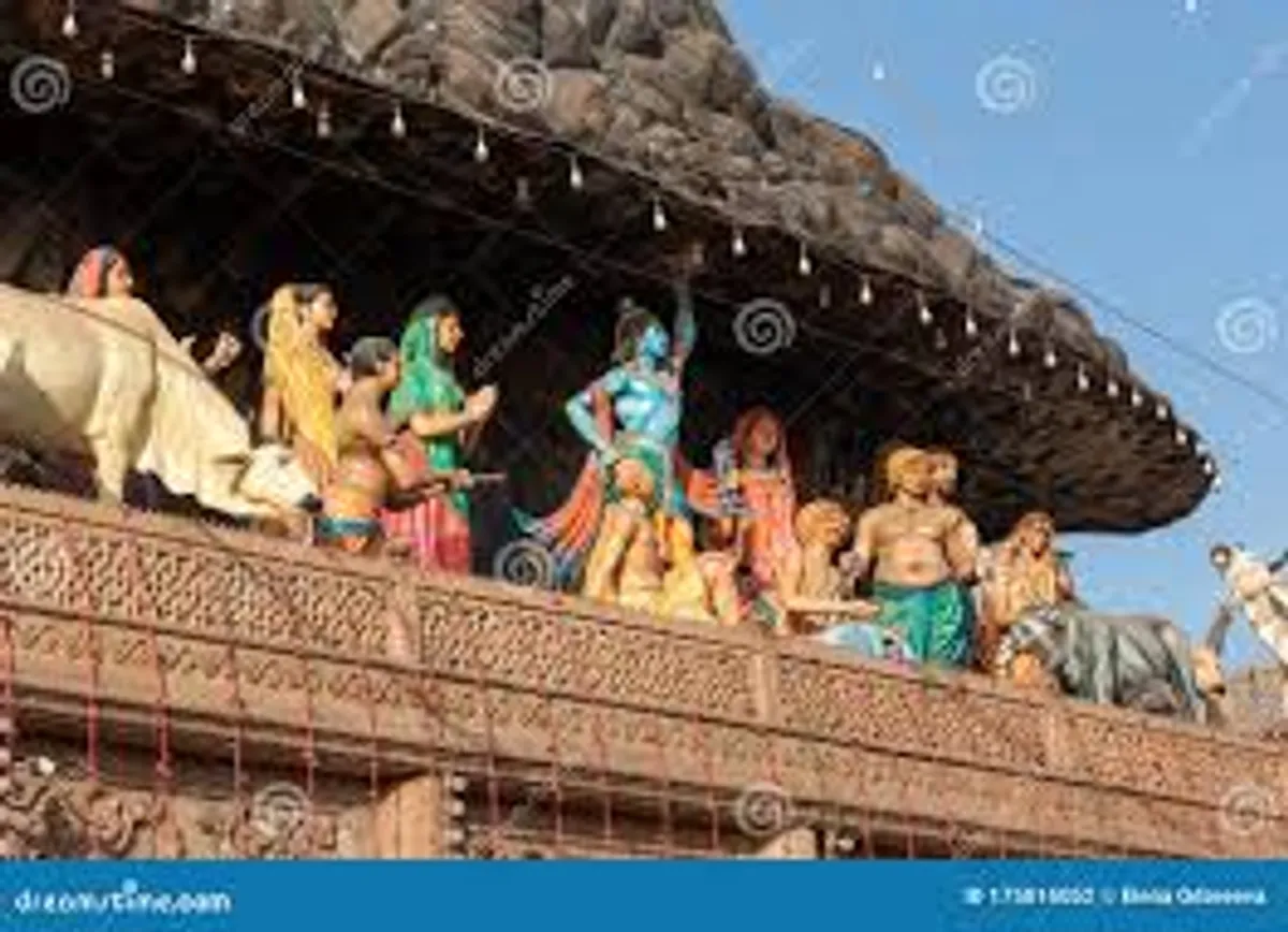 श्री गिरिराज जी महाराज दानघाटी मंदिर गोवर्धन